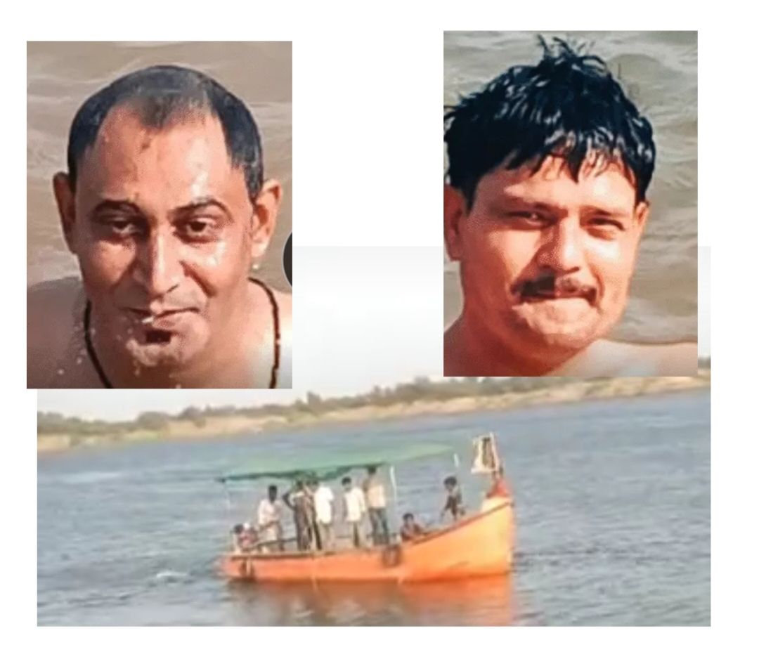  मनावर अल्ट्राटेक सीमेंट फैक्ट्री मै काम करने वाले चार युवक नर्मदा में डूबे दो को बचाया दो लापता
