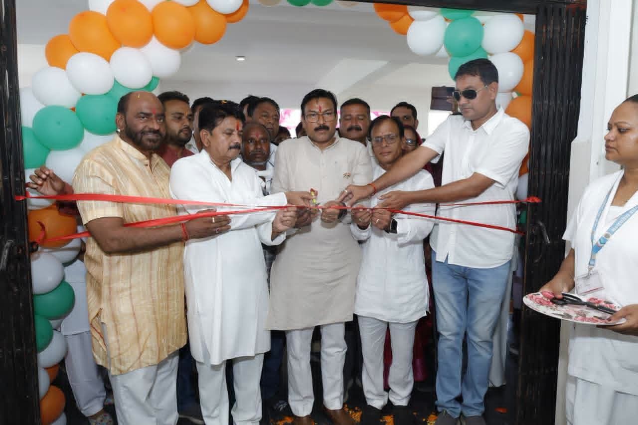 अंजड़ सिविल अस्पताल लोकार्पण में सासद  पटेल की बड़ी घोषणा NH रोड को बाय पास से निकाला जाएगा घर नहीं टूटेंगे