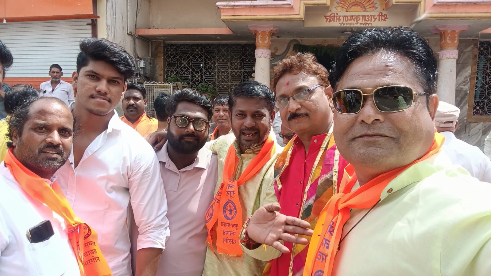 गुरव समाज पंचायत, गणगौर समिति एवं महिला मंडल, खरगोन द्वारा कथा में नन्दमहोत्सव मनाया