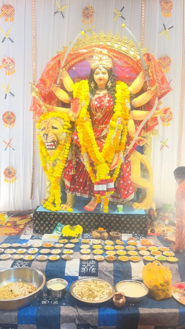  नालछा 101 जोड़ों ने की मां जगदंबा की महाआरती, 56 भोग अर्पित कर मांगी सुख-समृद्धि की कामना