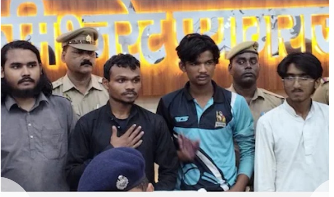 प्रयागराज पुलिस ने मदरसे में नकली नोट छापने वाले गैंग में मदरसे का कार्यवाहक प्रिंसिपल मौलवी मोहम्मद तफ़सीरुल आरीफीन सहित चार सदस्यों को पुलिस ने किया गिरफ्तार गजब सेटिंग से चलाते थे नकली नोट