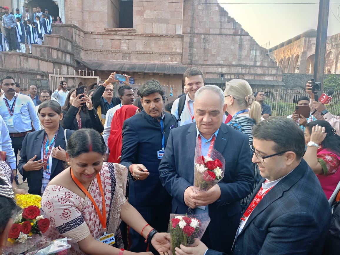 मांडव पहुंचे युरेशियम समूह के 16 कंट्री और 13 अंतरराष्ट्रीय ग्रुप के डेलिगेट्स