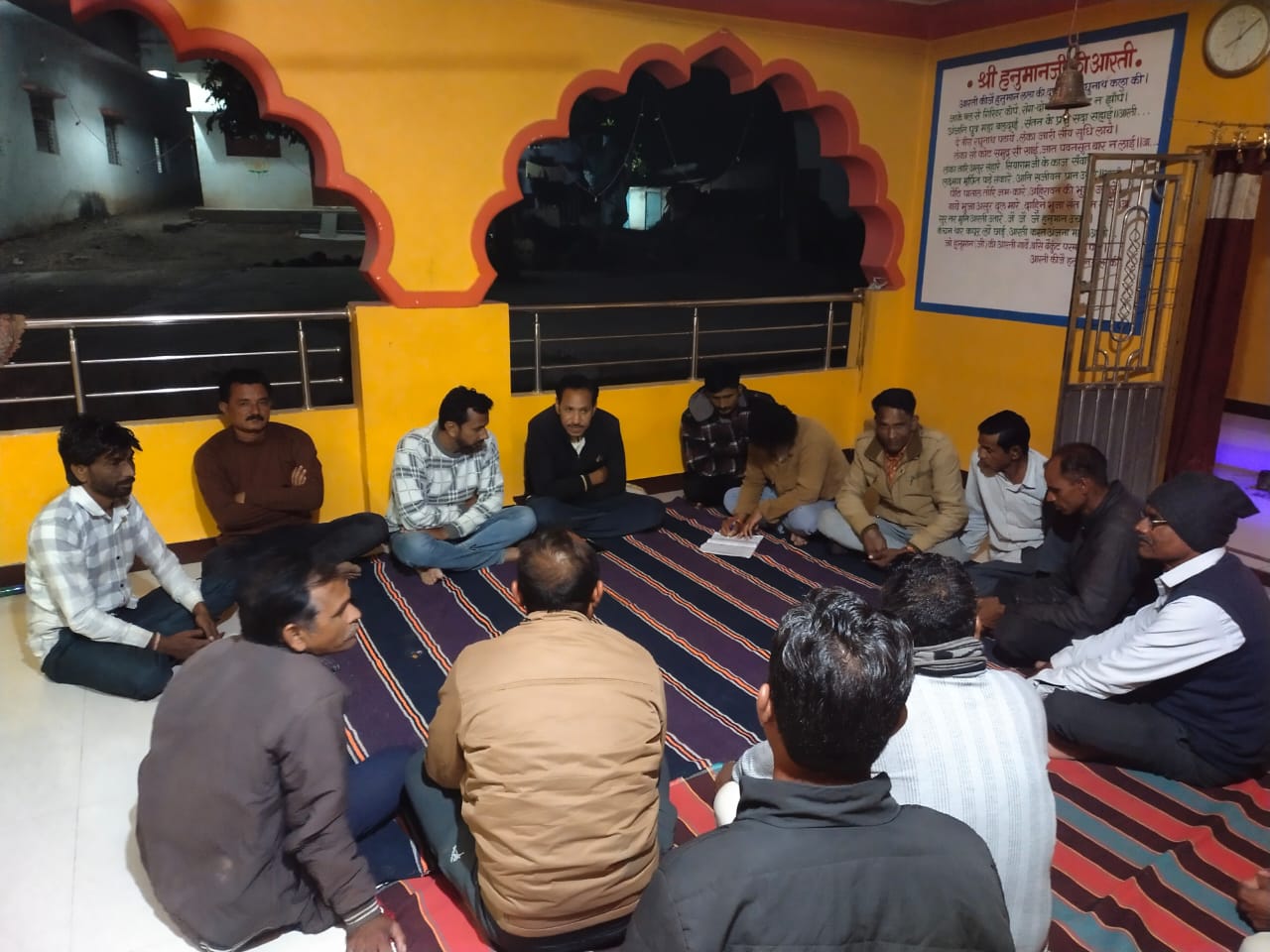 अंजड़ तहसील के ग्राम इंद्रपुरी में भारतीय किसान संघ की ग्रामीण इकाई बनाई गई