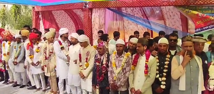 डग मुस्लिम समाज सामूहिक विवाह सम्मेलन में 24 जोड़े बने हमसफर