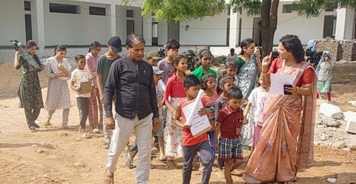 सीएम राइस स्कूल नालछा में पृथ्वी दिवस पर जल बचाने के लिए विद्यार्थियों को जागरूक किया गया विभिन्न प्रतियोगिताओं में भाग लेते हुए जल संरक्षण का सामूहिक संकल्प लिया गया