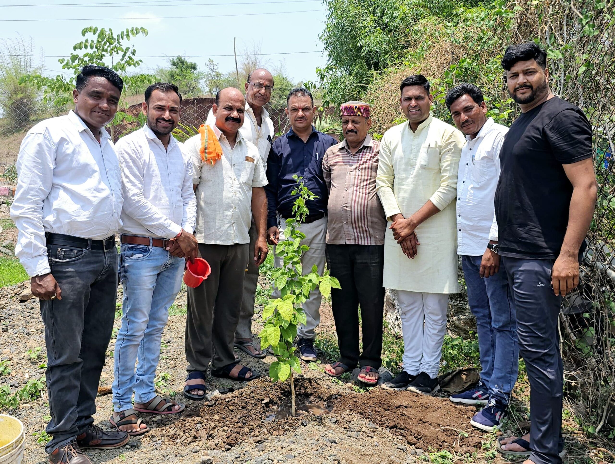 जबलपुर उत्तर विधायक पांडे के जन्मदिवस पर वृक्षारोपण कर दी गई बधाईयां